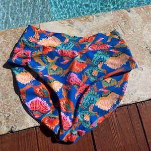 Skatie Scarlette High-Waist Bottoms in Paraíso